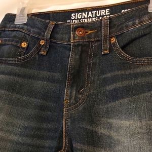 Women's Levi's Signature Slim Jeans, Sz 6, Deep Blu, NWOT